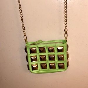 Betsey Johnson studded chain crossbody